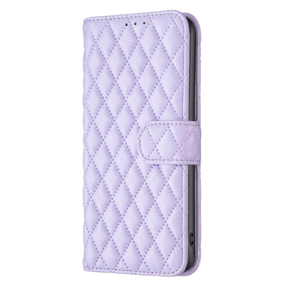 EIDERWOOD OnePlus Nord CE4 Lite (5G) Læder Cover m. Pung & Strop - Rhombus - Lilla