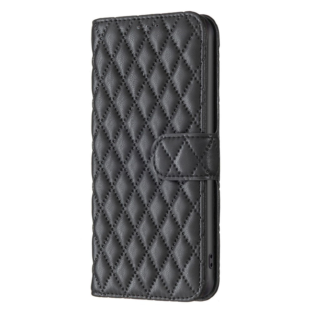 EIDERWOOD OnePlus Nord CE4 Lite (5G) Læder Cover m. Pung & Strop - Rhombus - Sort