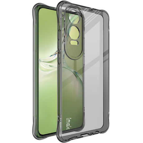 OnePlus Nord CE4 Lite (5G) IMAK Mat Fleksibel Plastik Cover - Gennemsigtig / Sort