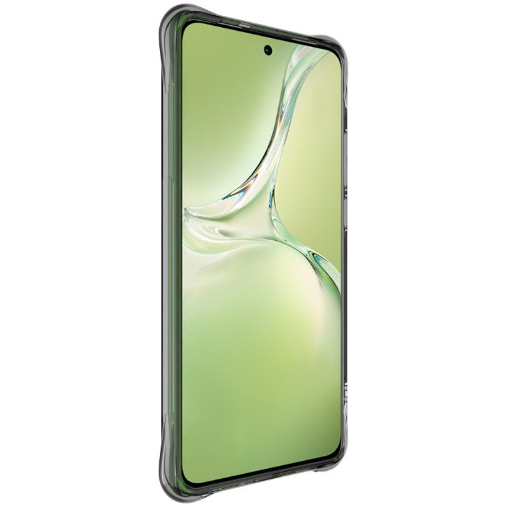 OnePlus Nord CE4 Lite (5G) IMAK Mat Fleksibel Plastik Cover - Gennemsigtig / Sort