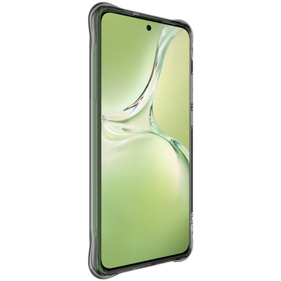 OnePlus Nord CE4 Lite (5G) IMAK Mat Fleksibel Plastik Cover - Gennemsigtig / Sort