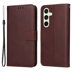 EIDERWOOD Samsung Galaxy S24 FE Læder Cover m. Pung & Strop - Brun
