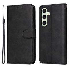 EIDERWOOD Samsung Galaxy S24 FE Læder Cover m. Pung & Strop - Sort