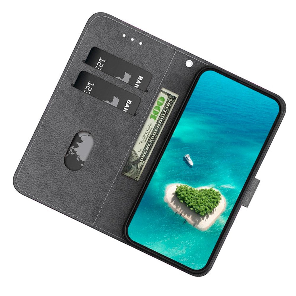 EIDERWOOD Motorola Moto G85 (5G) Læder Cover m. Pung & Strop - Hvid Blomst