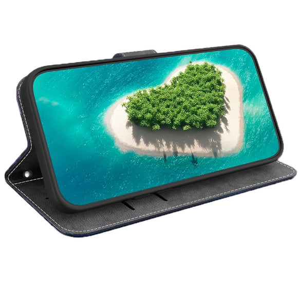 EIDERWOOD Motorola Moto G85 (5G) Læder Cover m. Pung & Strop - Hvid Blomst