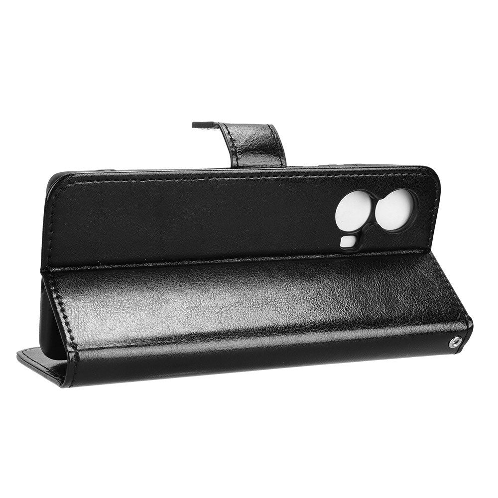 EIDERWOOD Motorola Moto G85 (5G) Kunstlæder Flip Cover m. Strop - Sort