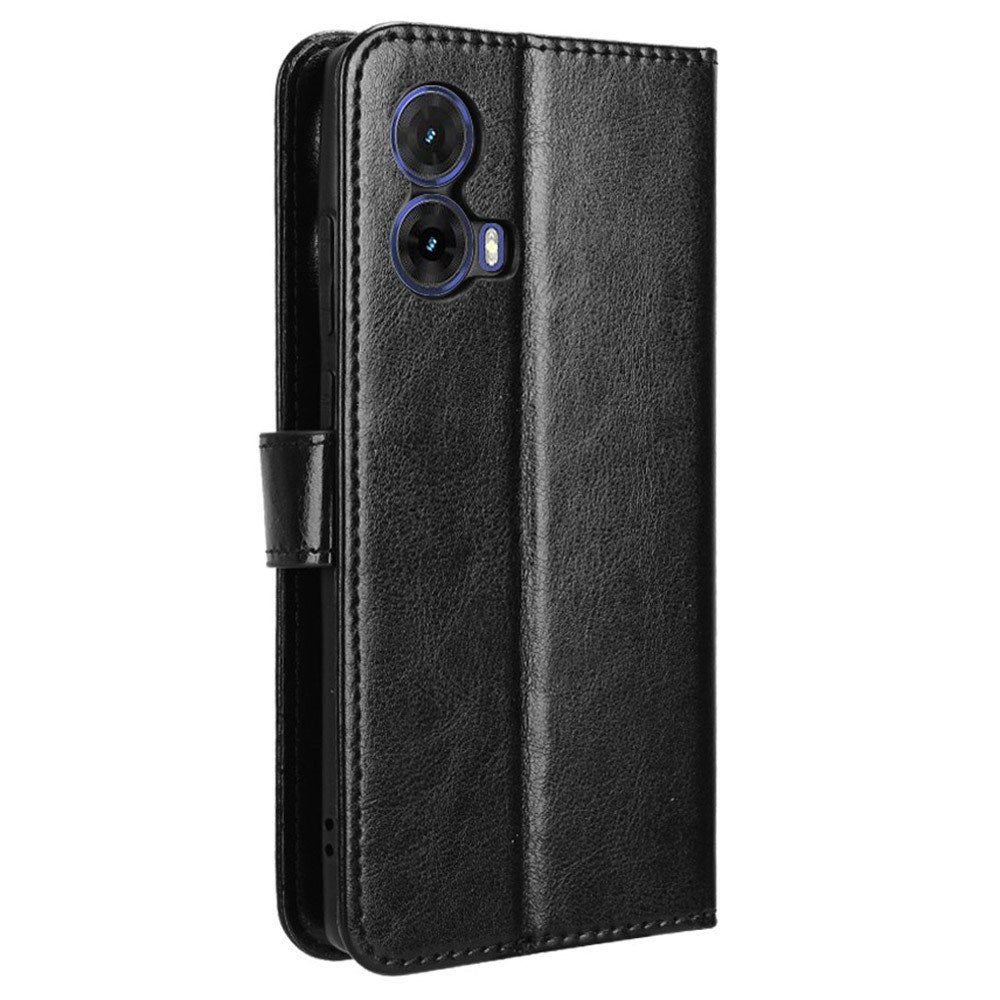 EIDERWOOD Motorola Moto G85 (5G) Kunstlæder Flip Cover m. Strop - Sort