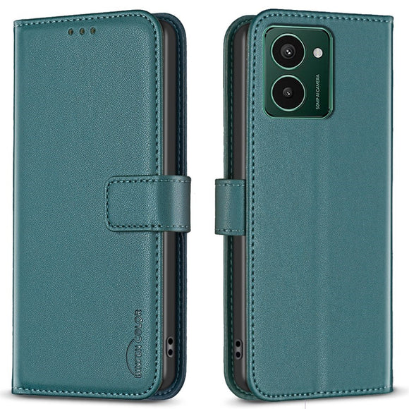 HMD Pulse+ Kunstlæder Flip Cover m. Kortholder & Ståfunktion - Grøn