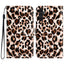 EIDERWOOD Samsung Galaxy S24 FE Vegansk Læder Flip Cover m. Strop og Kortholder - Leopard Print