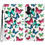 EIDERWOOD Samsung Galaxy S24 FE Vegansk Læder Flip Cover m. Strop og Kortholder - Sommerfugle