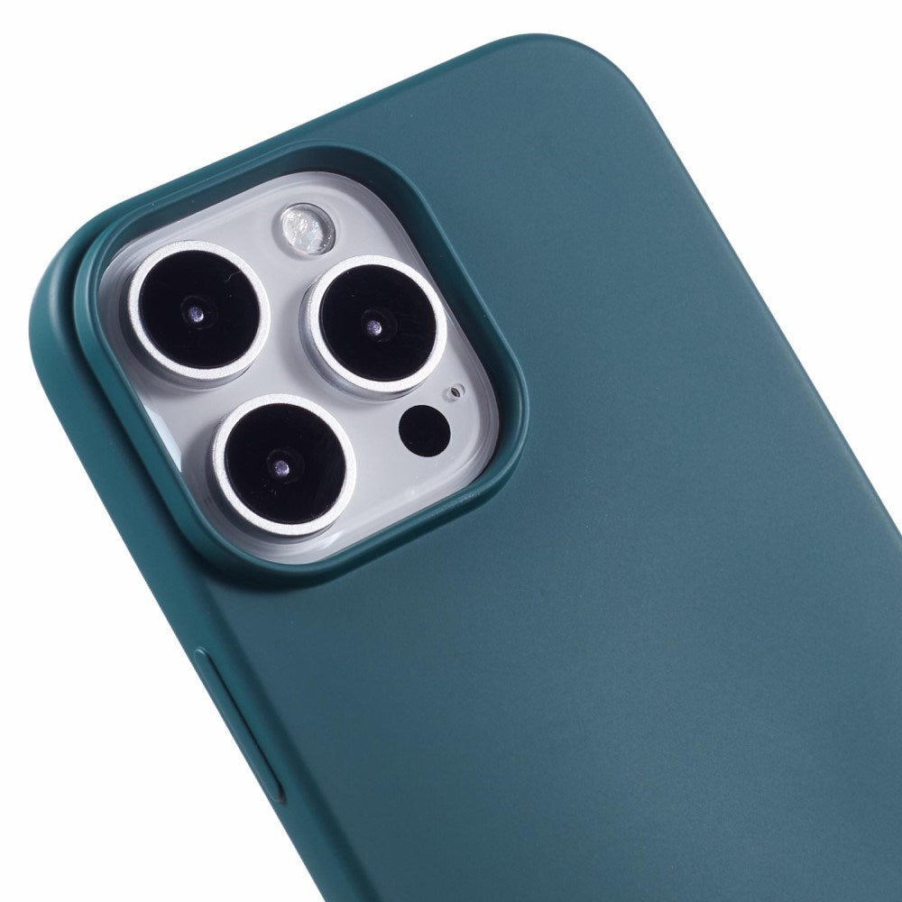 EIDERWOOD iPhone 16 Pro Mat Fleksibel Plastik Cover - Mørkegrøn
