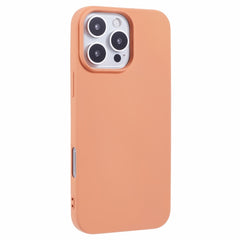 EIDERWOOD iPhone 16 Pro Mat Fleksibel Plastik Cover - Orange