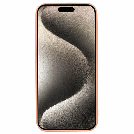 EIDERWOOD iPhone 16 Pro Mat Fleksibel Plastik Cover - Orange