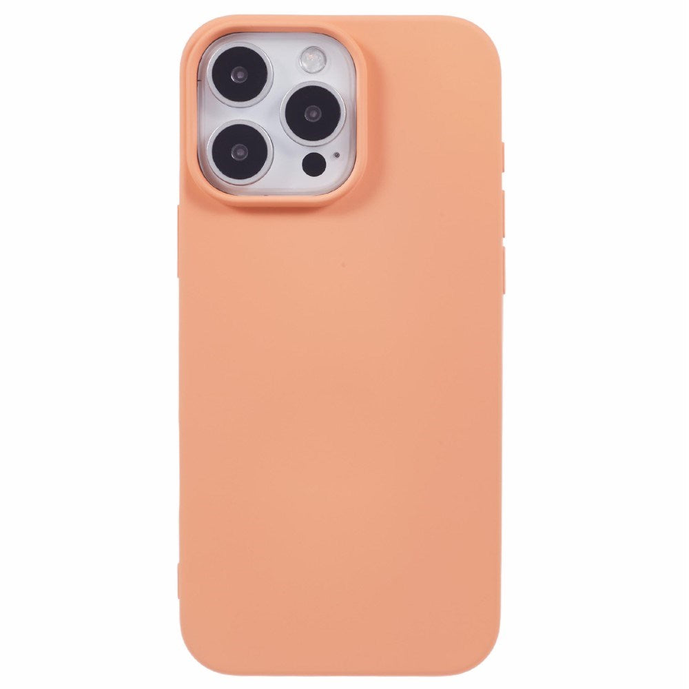 EIDERWOOD iPhone 16 Pro Mat Fleksibel Plastik Cover - Orange