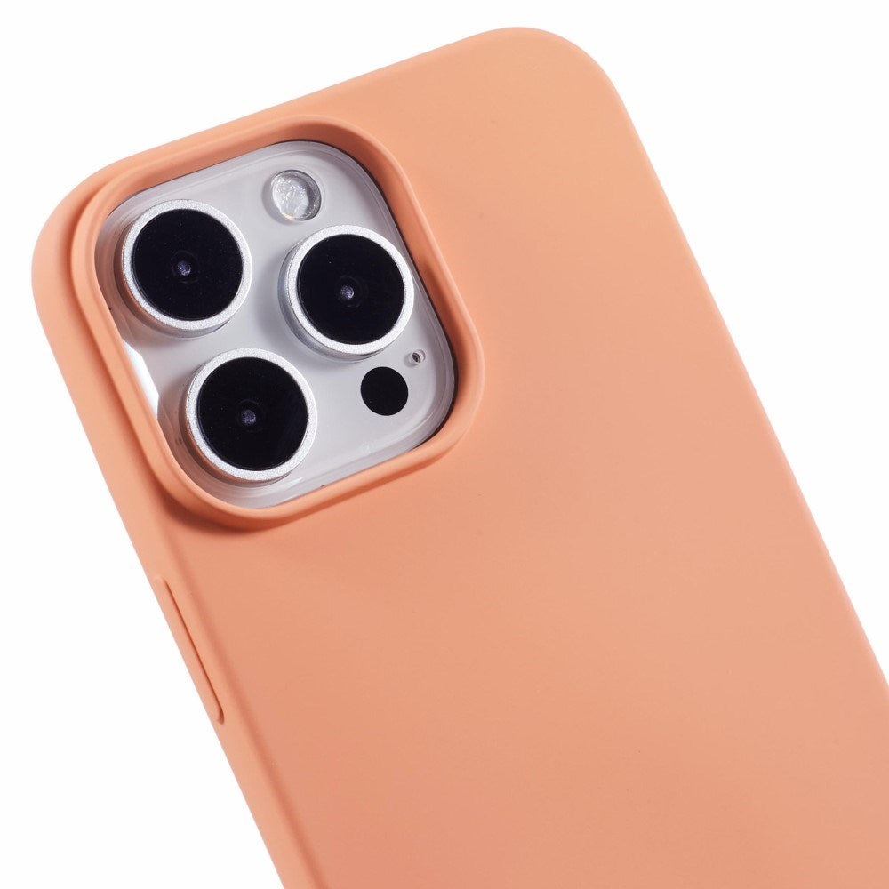 EIDERWOOD iPhone 16 Pro Mat Fleksibel Plastik Cover - Orange