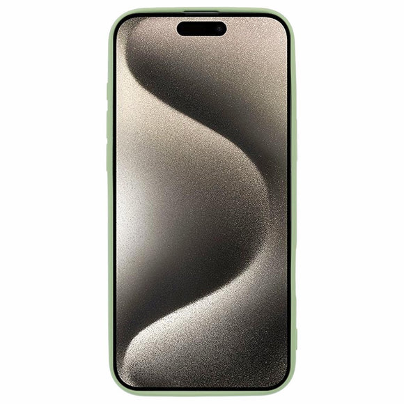 EIDERWOOD iPhone 16 Pro Mat Fleksibel Plastik Cover - Lysegrøn
