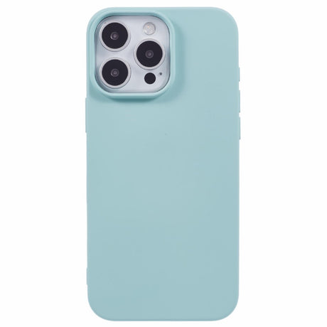 EIDERWOOD iPhone 16 Pro Mat Fleksibel Plastik Cover - Lyseblå