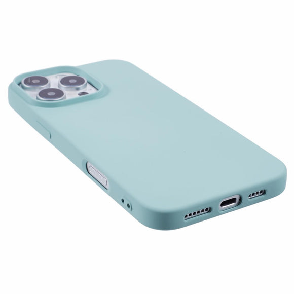 EIDERWOOD iPhone 16 Pro Mat Fleksibel Plastik Cover - Lyseblå