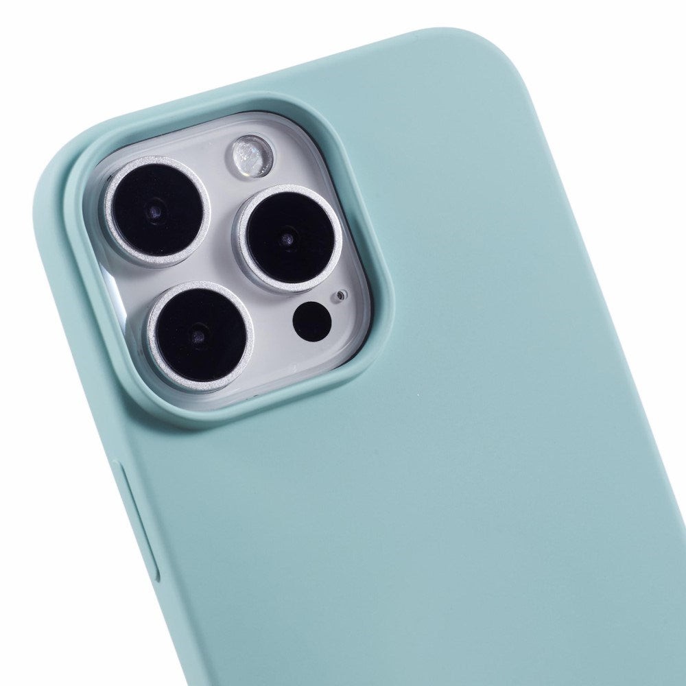 EIDERWOOD iPhone 16 Pro Mat Fleksibel Plastik Cover - Lyseblå