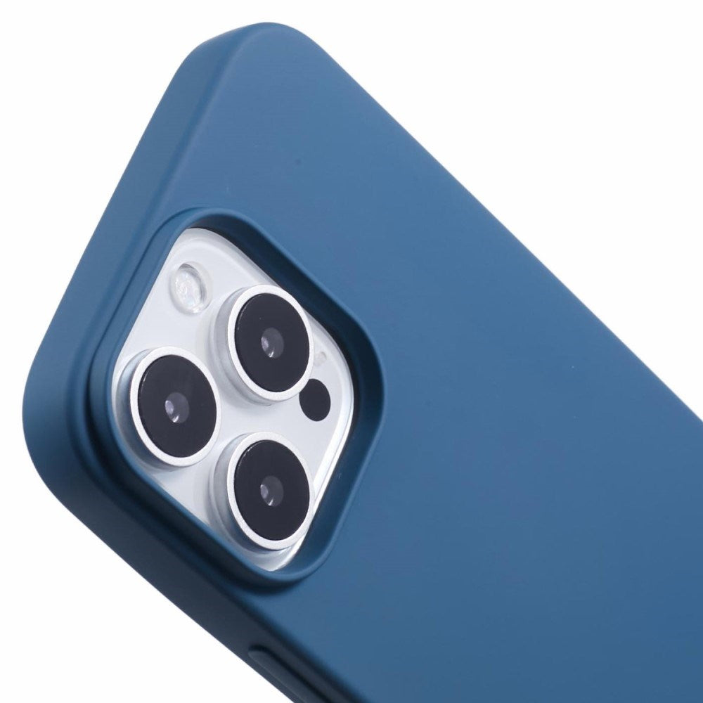 EIDERWOOD iPhone 16 Pro Mat Fleksibel Plastik Cover - Blå