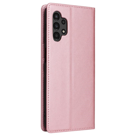 EIDERWOOD Samsung Galaxy A13 (4G/5G) / A04s / M13 Kunstlæder Flip Cover m. Kortholder & Ståfunktion - Lyserød