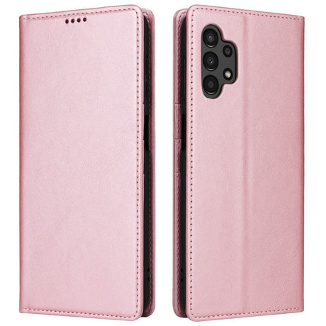 EIDERWOOD Samsung Galaxy A13 (4G/5G) / A04s / M13 Kunstlæder Flip Cover m. Kortholder & Ståfunktion - Lyserød