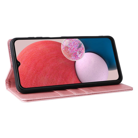 EIDERWOOD Samsung Galaxy A13 (4G/5G) / A04s / M13 Kunstlæder Flip Cover m. Kortholder & Ståfunktion - Lyserød