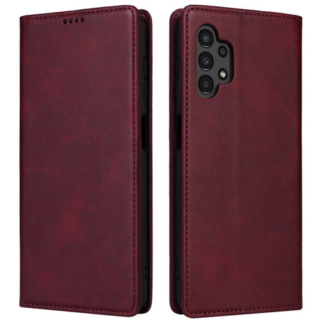 EIDERWOOD Samsung Galaxy A13 (4G/5G) / A04s / M13 Kunstlæder Flip Cover m. Kortholder & Ståfunktion - Rød