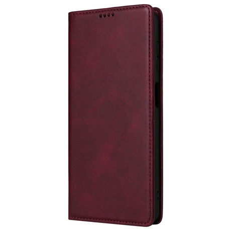 EIDERWOOD Samsung Galaxy A13 (4G/5G) / A04s / M13 Kunstlæder Flip Cover m. Kortholder & Ståfunktion - Rød