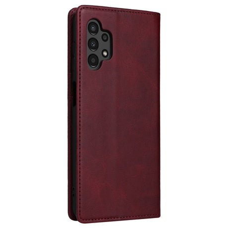 EIDERWOOD Samsung Galaxy A13 (4G/5G) / A04s / M13 Kunstlæder Flip Cover m. Kortholder & Ståfunktion - Rød