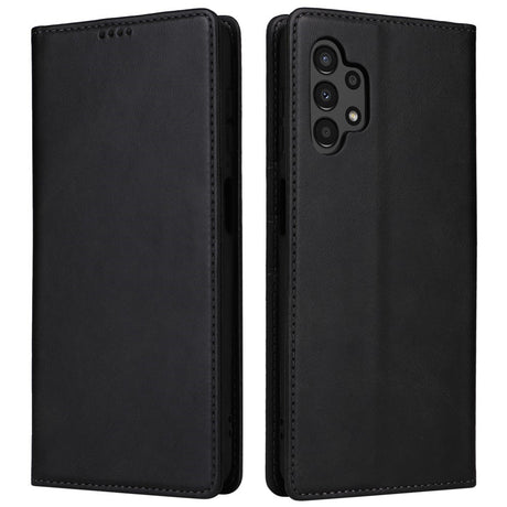 EIDERWOOD Samsung Galaxy A13 (4G/5G) / A04s / M13 Kunstlæder Flip Cover m. Kortholder & Ståfunktion - Sort
