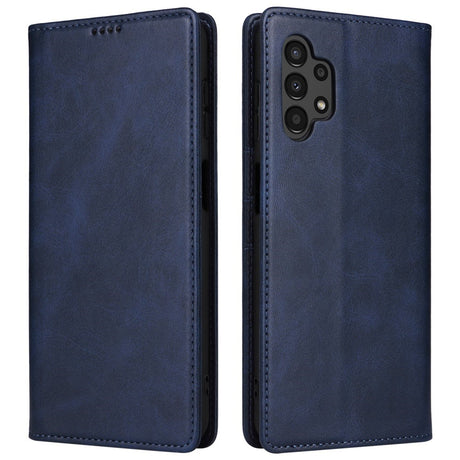 EIDERWOOD Samsung Galaxy A13 (4G/5G) / A04s / M13 Kunstlæder Flip Cover m. Kortholder & Ståfunktion - Mørkeblå