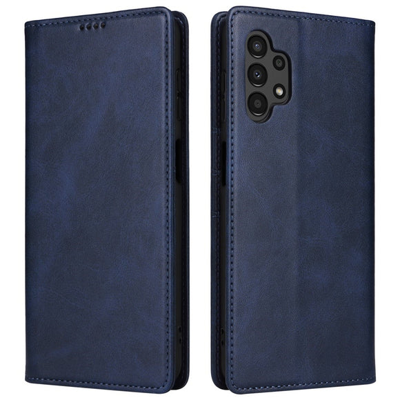 EIDERWOOD Samsung Galaxy A13 (4G/5G) / A04s / M13 Kunstlæder Flip Cover m. Kortholder & Ståfunktion - Mørkeblå