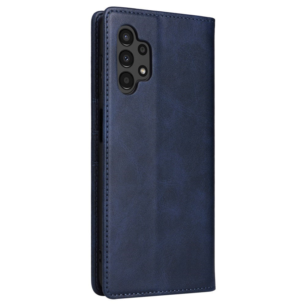 EIDERWOOD Samsung Galaxy A13 (4G/5G) / A04s / M13 Kunstlæder Flip Cover m. Kortholder & Ståfunktion - Mørkeblå