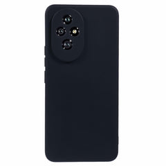 EIDERWOOD Honor 200 5G Case – Fleksibelt Plast Cover med Fiberforing og Præcis Kameraudskæring - Sort