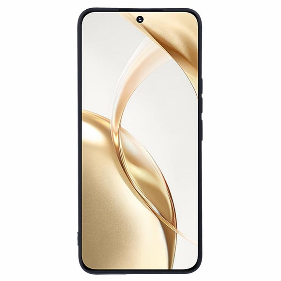 EIDERWOOD Honor 200 5G Case – Fleksibelt Plast Cover med Fiberforing og Præcis Kameraudskæring - Sort