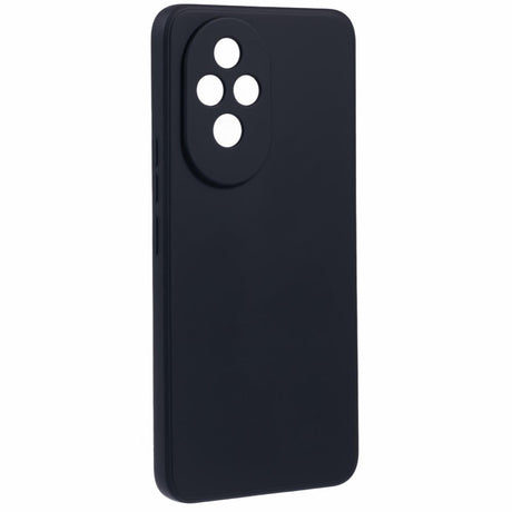 EIDERWOOD Honor 200 5G Case – Fleksibelt Plast Cover med Fiberforing og Præcis Kameraudskæring - Sort