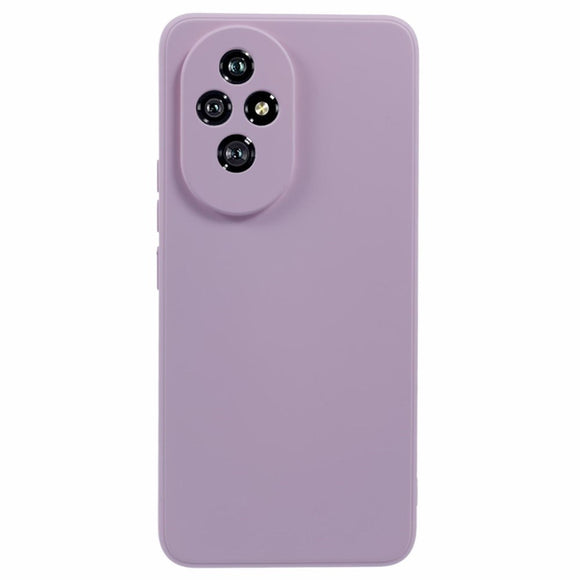 EIDERWOOD Honor 200 5G Case – Fleksibelt Plast Cover med Fiberforing og Præcis Kameraudskæring - Lilla