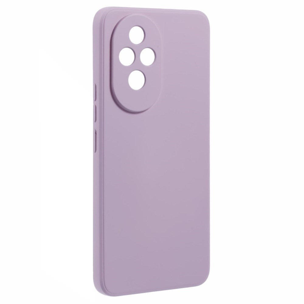 EIDERWOOD Honor 200 5G Case – Fleksibelt Plast Cover med Fiberforing og Præcis Kameraudskæring - Lilla