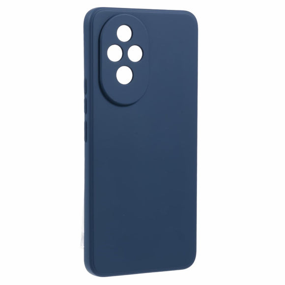 EIDERWOOD Honor 200 5G Case – Fleksibelt Plast Cover med Fiberforing og Præcis Kameraudskæring - Mørkeblå