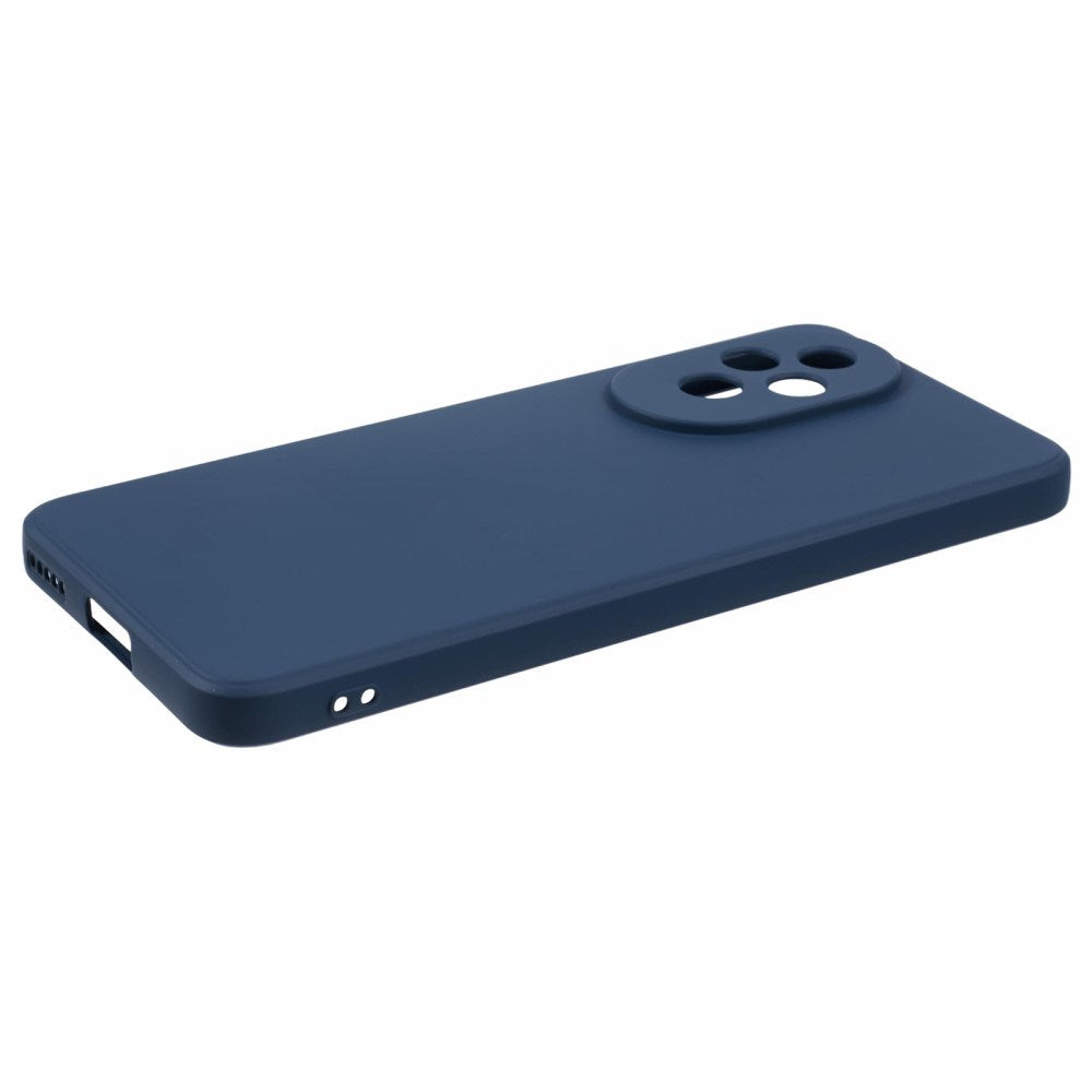 EIDERWOOD Honor 200 5G Case – Fleksibelt Plast Cover med Fiberforing og Præcis Kameraudskæring - Mørkeblå