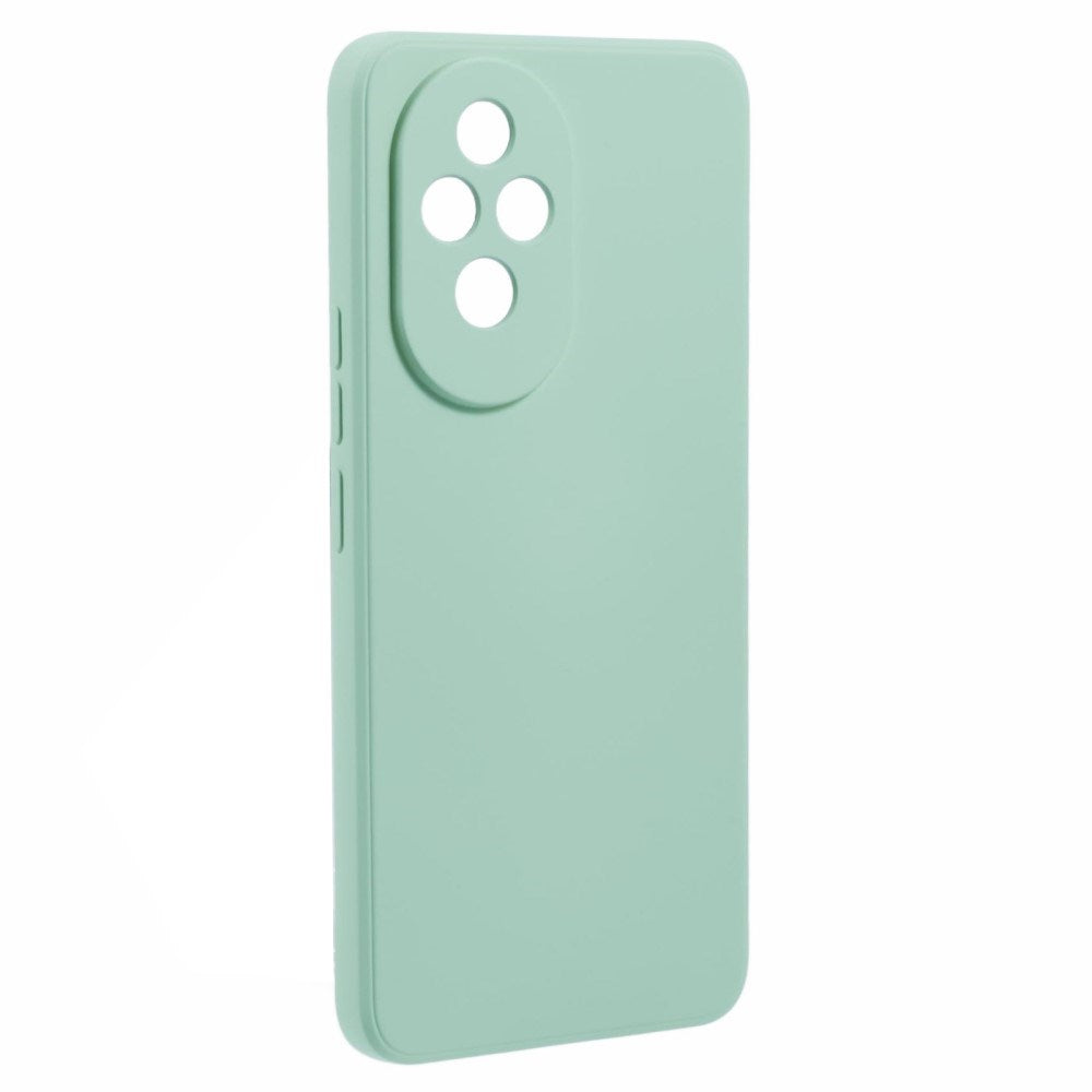 EIDERWOOD Honor 200 5G Case – Fleksibelt Plast Cover med Fiberforing og Præcis Kameraudskæring - Turkis