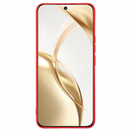 EIDERWOOD Honor 200 5G Case – Fleksibelt Plast Cover med Fiberforing og Præcis Kameraudskæring - Rød