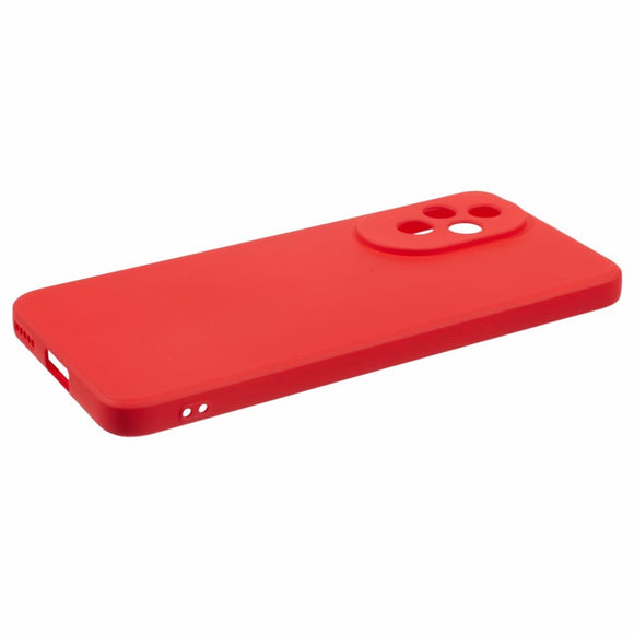 EIDERWOOD Honor 200 5G Case – Fleksibelt Plast Cover med Fiberforing og Præcis Kameraudskæring - Rød