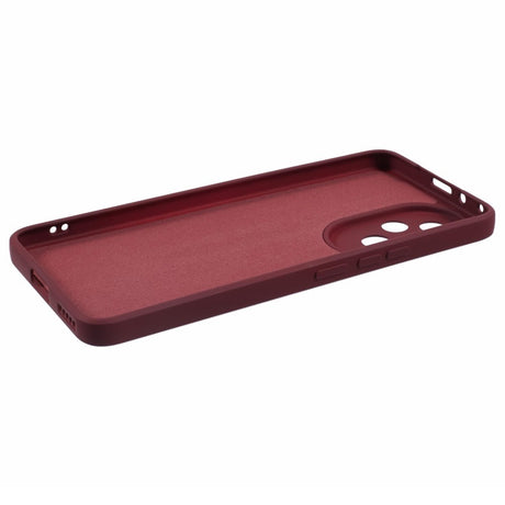 EIDERWOOD Honor 200 5G Case – Fleksibelt Plast Cover med Fiberforing og Præcis Kameraudskæring - Vinrød