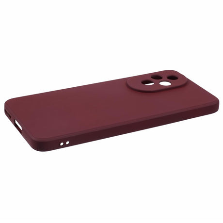 EIDERWOOD Honor 200 5G Case – Fleksibelt Plast Cover med Fiberforing og Præcis Kameraudskæring - Vinrød