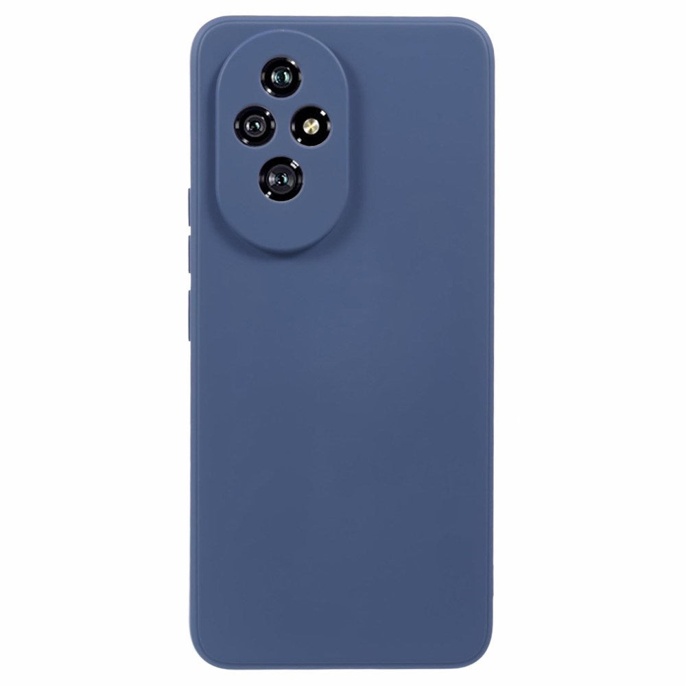 EIDERWOOD Honor 200 5G Case – Fleksibelt Plast Cover med Fiberforing og Præcis Kameraudskæring - Blå