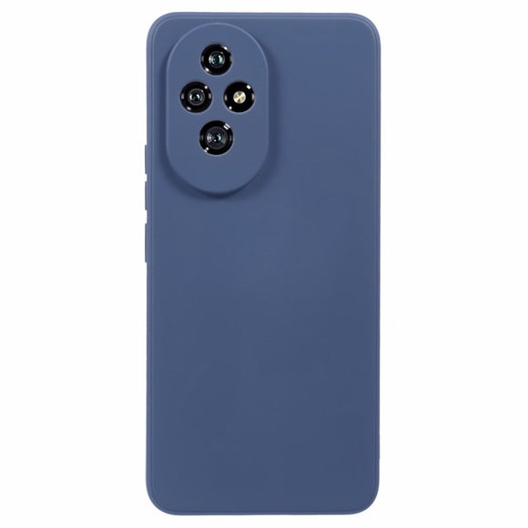 EIDERWOOD Honor 200 5G Case – Fleksibelt Plast Cover med Fiberforing og Præcis Kameraudskæring - Blå