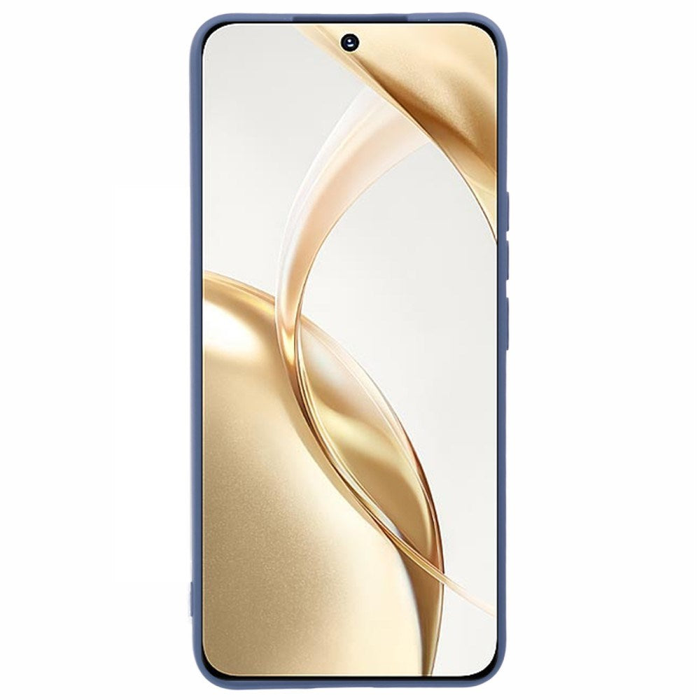 EIDERWOOD Honor 200 5G Case – Fleksibelt Plast Cover med Fiberforing og Præcis Kameraudskæring - Blå
