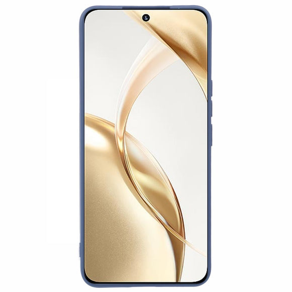 EIDERWOOD Honor 200 5G Case – Fleksibelt Plast Cover med Fiberforing og Præcis Kameraudskæring - Blå